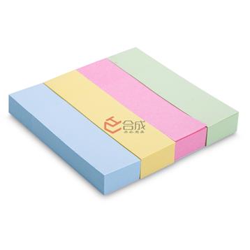 得力66307便利贴/告示贴/便签纸-19X76mmX4PCS